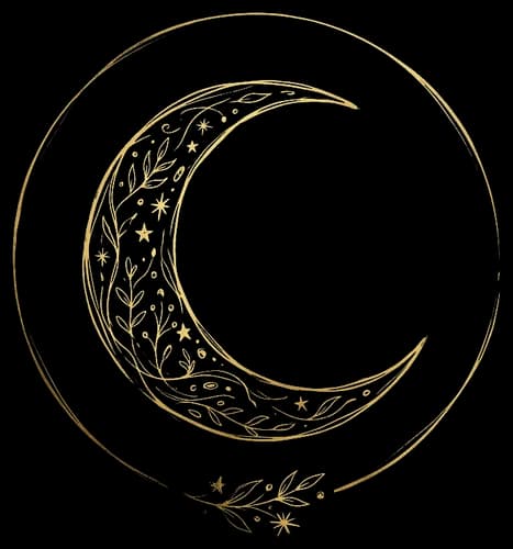 luna menguante